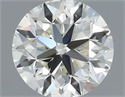 Natural Diamond 0.80 Carats, Round with Very Good Cut, I Color, VVS1 Clarity and Certified by IGI