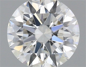 Picture of Natural Diamond 0.42 Carats, Round with Excellent Cut, H Color, VS1 Clarity and Certified by GIA