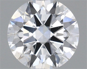 Picture of Natural Diamond 0.40 Carats, Round with Excellent Cut, E Color, SI1 Clarity and Certified by GIA