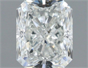Natural Diamond 0.92 Carats, Radiant with  Cut, F Color, SI1 Clarity and Certified by GIA