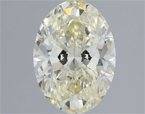 Picture of Natural Diamond 1.76 Carats, Oval with  Cut, K Color, VS2 Clarity and Certified by IGI