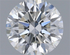 Picture of Natural Diamond 0.70 Carats, Round with Excellent Cut, G Color, VVS2 Clarity and Certified by IGI