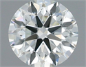 Natural Diamond 0.70 Carats, Round with Excellent Cut, G Color, VS1 Clarity and Certified by IGI