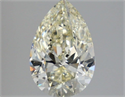 Natural Diamond 3.01 Carats, Pear with  Cut, L Color, SI1 Clarity and Certified by IGI