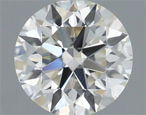 Picture of Natural Diamond 0.85 Carats, Round with Excellent Cut, J Color, VVS2 Clarity and Certified by IGI