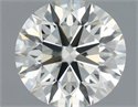 Natural Diamond 0.80 Carats, Round with Excellent Cut, J Color, VVS1 Clarity and Certified by IGI