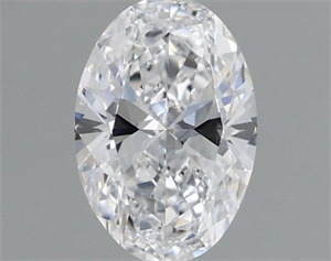 Picture of Natural Diamond 0.40 Carats, Oval with  Cut, D Color, VS2 Clarity and Certified by GIA