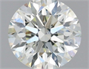 Natural Diamond 0.81 Carats, Round with Excellent Cut, H Color, VVS2 Clarity and Certified by IGI