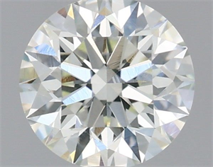 Picture of Natural Diamond 0.81 Carats, Round with Excellent Cut, H Color, VVS2 Clarity and Certified by IGI