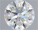 Natural Diamond 0.80 Carats, Round with Very Good Cut, I Color, VVS1 Clarity and Certified by IGI