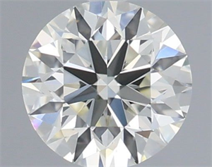 Picture of Natural Diamond 0.70 Carats, Round with Excellent Cut, I Color, VVS2 Clarity and Certified by IGI