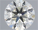 Natural Diamond 0.80 Carats, Round with Very Good Cut, J Color, VVS1 Clarity and Certified by IGI