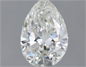 Natural Diamond 0.46 Carats, Pear with  Cut, F Color, VVS2 Clarity and Certified by GIA