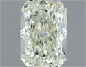 Natural Diamond 0.88 Carats, Radiant with  Cut, K Color, SI2 Clarity and Certified by GIA
