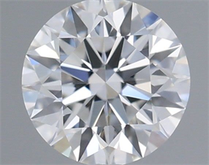 Picture of Natural Diamond 0.40 Carats, Round with Excellent Cut, E Color, IF Clarity and Certified by GIA