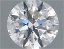 Diamante Natural 0.45 quilates, Redondo , Color F, claridad VVS1 y certificado GIA
