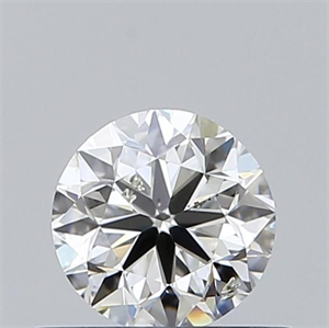 Picture of Natural Diamond 0.40 Carats, Round with Very Good Cut, I Color, SI1 Clarity and Certified by GIA