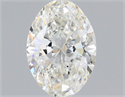 Diamante Natural 0.51 quilates, Ovalado , Color H, claridad SI2 y certificado IGI