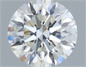 Natural Diamond 0.40 Carats, Round with Excellent Cut, G Color, VVS2 Clarity and Certified by IGI