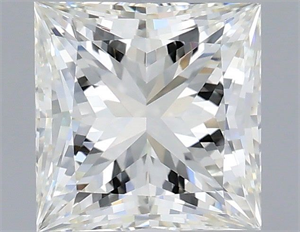 Picture of Natural Diamond 0.81 Carats, Princess with  Cut, I Color, VVS1 Clarity and Certified by IGI