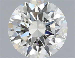 Picture of Natural Diamond 0.50 Carats, Round with Excellent Cut, I Color, SI1 Clarity and Certified by IGI