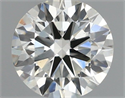 Natural Diamond 0.52 Carats, Round with Excellent Cut, I Color, VS2 Clarity and Certified by IGI