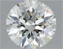 Natural Diamond 0.91 Carats, Round with Very Good Cut, J Color, SI2 Clarity and Certified by IGI