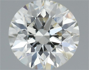 Picture of Natural Diamond 0.91 Carats, Round with Very Good Cut, J Color, SI2 Clarity and Certified by IGI