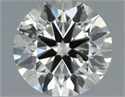 Natural Diamond 0.91 Carats, Round with Excellent Cut, K Color, SI2 Clarity and Certified by IGI