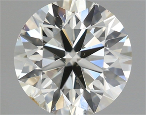 Foto Diamante Natural 0.90 quilates, Redondo , Color K, claridad SI1 y certificado IGI de