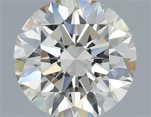 Picture of Natural Diamond 0.71 Carats, Round with Excellent Cut, J Color, VS1 Clarity and Certified by IGI