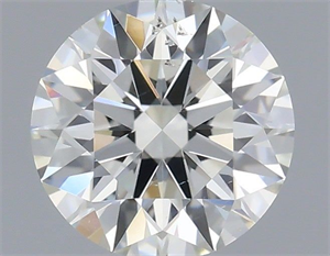 Picture of Natural Diamond 0.42 Carats, Round with Excellent Cut, H Color, SI1 Clarity and Certified by IGI