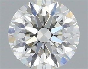 Picture of Natural Diamond 0.41 Carats, Round with Excellent Cut, H Color, VS1 Clarity and Certified by IGI