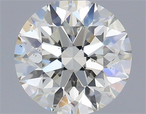 Picture of Natural Diamond 0.50 Carats, Round with Excellent Cut, H Color, SI1 Clarity and Certified by IGI