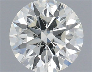 Picture of Natural Diamond 0.40 Carats, Round with Excellent Cut, I Color, SI1 Clarity and Certified by IGI