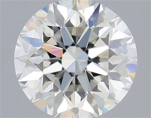 Picture of Natural Diamond 0.41 Carats, Round with Excellent Cut, G Color, VS1 Clarity and Certified by IGI