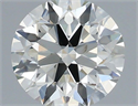 Natural Diamond 0.70 Carats, Round with Excellent Cut, I Color, VS2 Clarity and Certified by IGI
