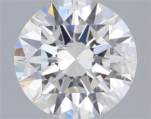 Picture of Natural Diamond 0.40 Carats, Round with Excellent Cut, H Color, SI2 Clarity and Certified by GIA