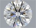 Natural Diamond 0.43 Carats, Round with Excellent Cut, I Color, VS1 Clarity and Certified by IGI