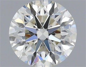 Picture of Natural Diamond 0.43 Carats, Round with Excellent Cut, I Color, VS1 Clarity and Certified by IGI