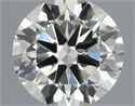 Natural Diamond 0.40 Carats, Round with Excellent Cut, K Color, SI1 Clarity and Certified by IGI