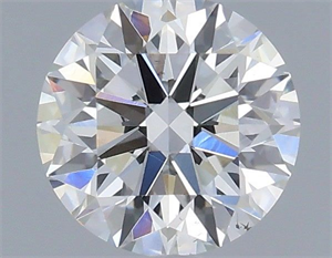 Picture of Natural Diamond 0.41 Carats, Round with Excellent Cut, H Color, VS2 Clarity and Certified by IGI