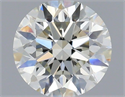 Natural Diamond 0.44 Carats, Round with Excellent Cut, I Color, VS1 Clarity and Certified by IGI