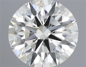 Picture of Natural Diamond 0.50 Carats, Round with Excellent Cut, I Color, VS2 Clarity and Certified by IGI