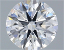 Del inventario de diamantes de laboratorio, 0.87 quilates, Redondo , Color D, claridad VVS2 y certificado IGI