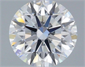 Lab Grown Diamond 0.86 Carats, Round with Ideal Cut, D Color, VVS2 Clarity and Certified by IGI