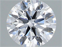 Lab Grown Diamond 0.73 Carats, Round with Ideal Cut, D Color, VS1 Clarity and Certified by IGI