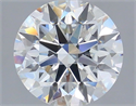 Del inventario de diamantes de laboratorio, 2.04 quilates, Redondo , Color F, claridad VS2 y certificado IGI