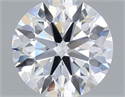 Lab Grown Diamond 1.28 Carats, Round with Ideal Cut, E Color, VVS2 Clarity and Certified by IGI