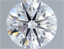 Lab Grown Diamond 1.27 Carats, Round with Excellent Cut, E Color, VVS2 Clarity and Certified by IGI
